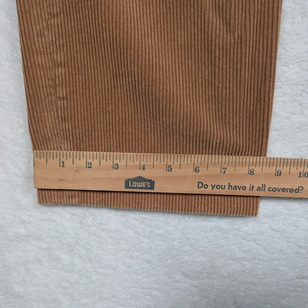 Vintage Polo‎ Ralph Lauren Corduroy Preston Pants Mens 35x30 Tan Straight Y2K